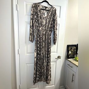 Express Snakeskin Maxi Dress